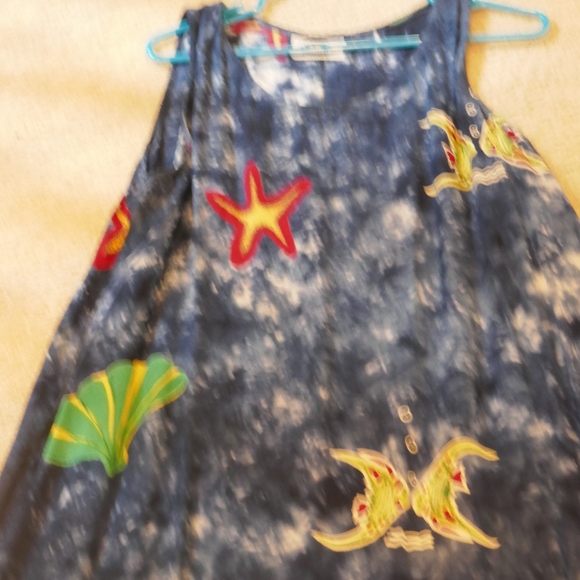 BEACH Printed Flowy Dress - Picture 6 of 6